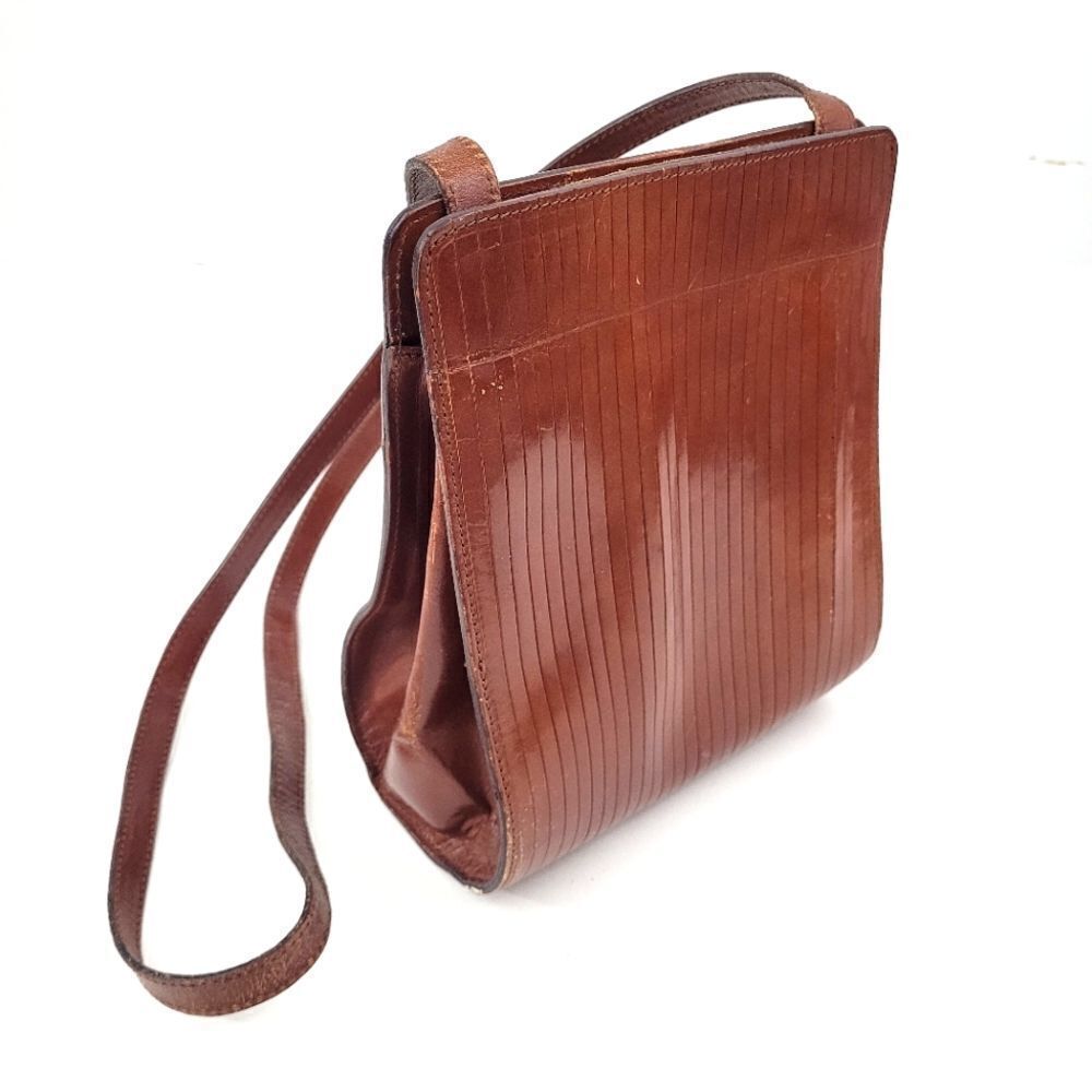 VTG Genuine Italian leather crossbody purse